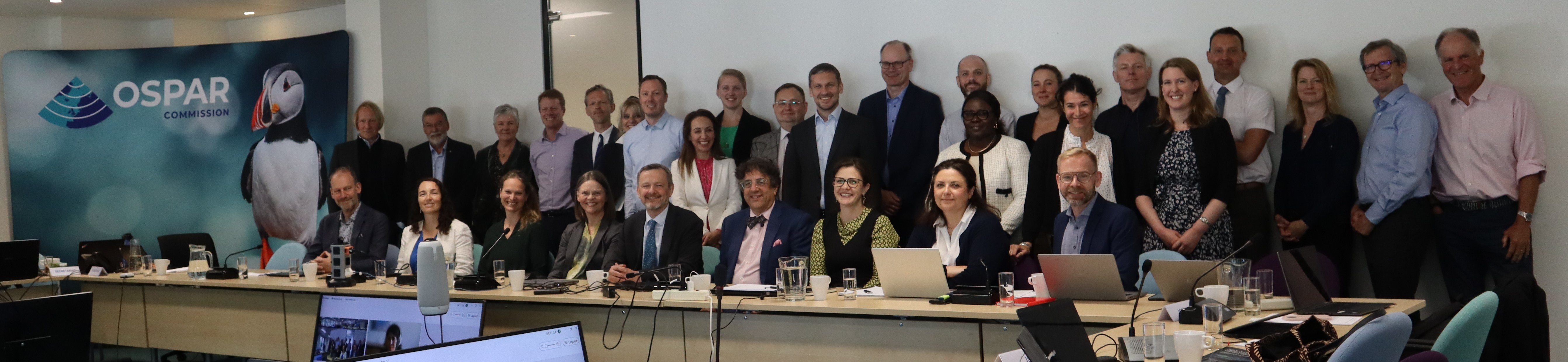 Participants à la 6ème réunion (7-8 juin 2023) dans le cadre des Dispositions collectives entre OSPAR et la Commission des pêches de l’Atlantique du Nord-Est (CPANE)