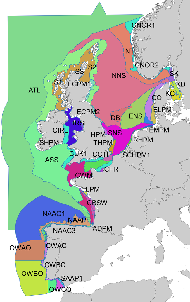 Figure c: COMP4 assessment units developed by JMP-EUNOSAT and OSPAR