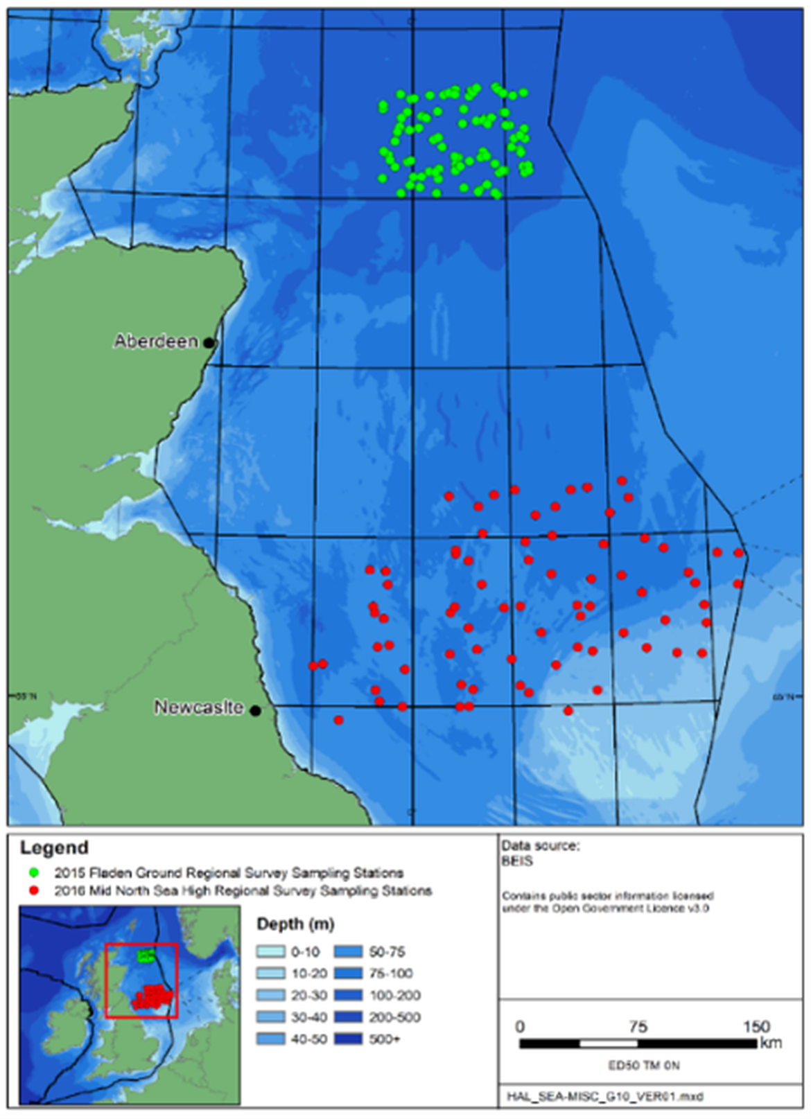 Figure 12: Map of UK monitoring Area 2015 - 2016 (Source: BEIS, 2016)