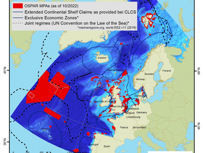 Status of the OSPAR Network of Marine Protected Areas in 2022