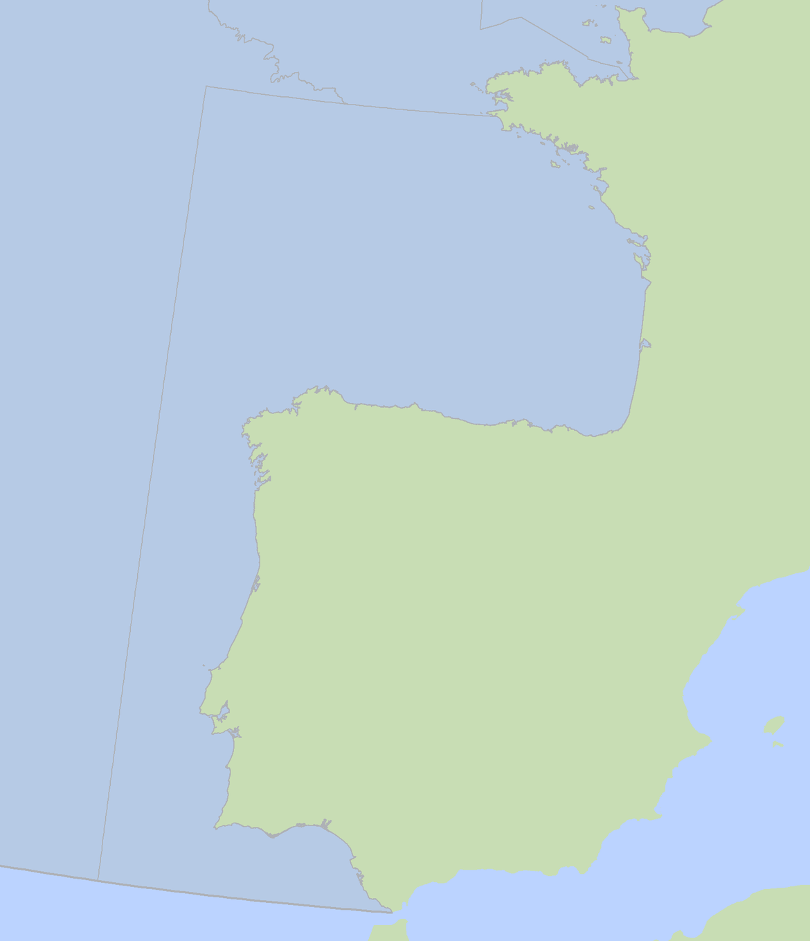 Figure 1.3.3: OSPAR Region IV: Bay of Biscay and Iberian Coast