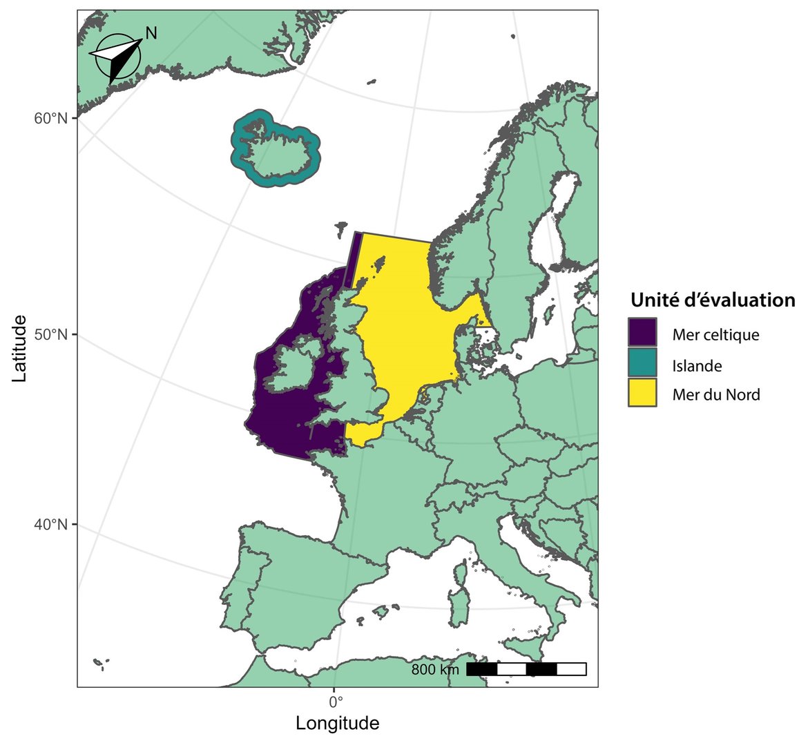 Figure d: Assessment Units for grey seals.