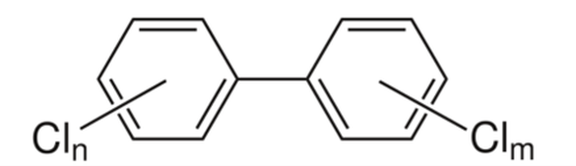 Figure a. Structure chimique des polychlorobiphényles
