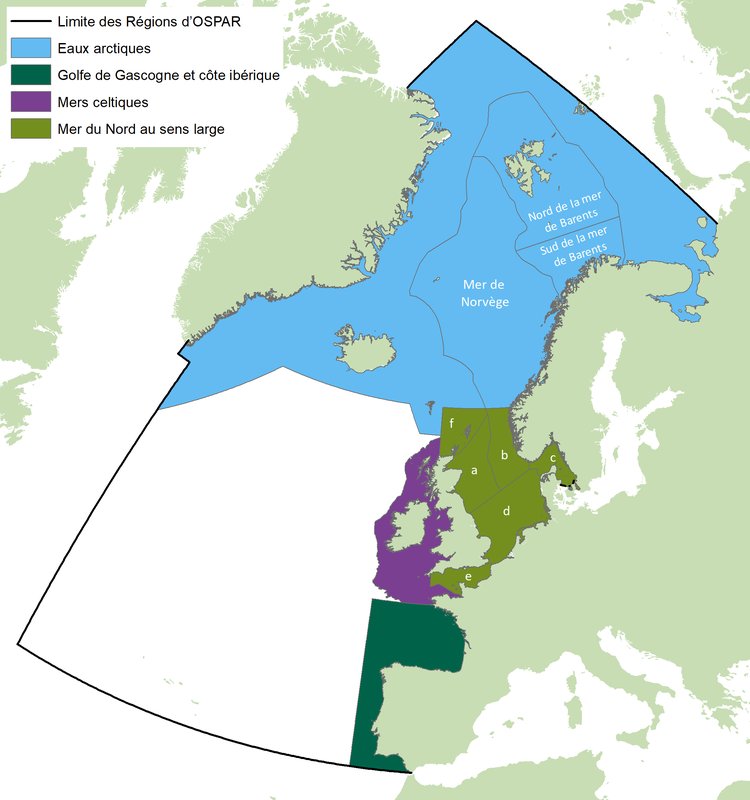 Figure a : Unités d’évaluation des oiseaux de mer