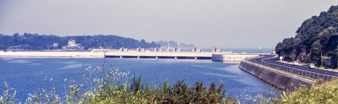 Tidal energy can be obtained using barrages across estuaries or by enclosing a tidal lagoon. The long-established barrage at La Rance in France remains the world’s first tidal power station. Tidal energy can be obtained using barrages across estuaries or by enclosing a tidal lagoon. The long-established barrage at La Rance in France remains the world’s first tidal power station.